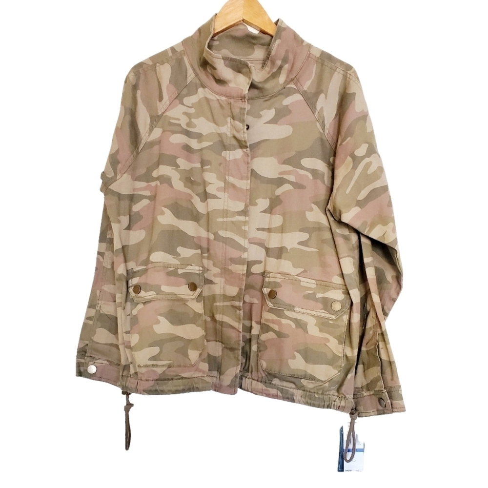 Democracy Camouflage Lightweight Utility Jacket Size XL/NWT